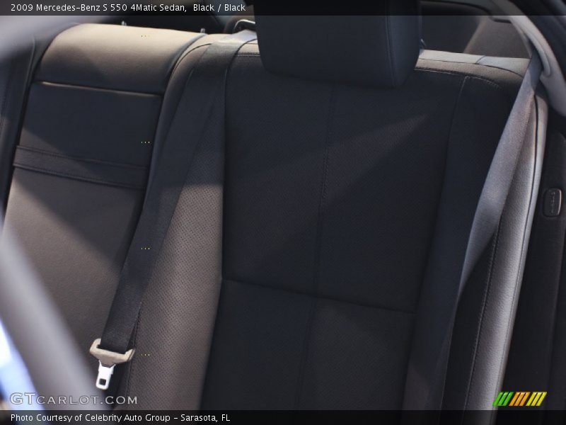 Black / Black 2009 Mercedes-Benz S 550 4Matic Sedan