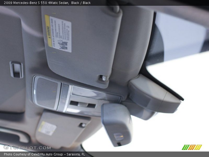 Black / Black 2009 Mercedes-Benz S 550 4Matic Sedan