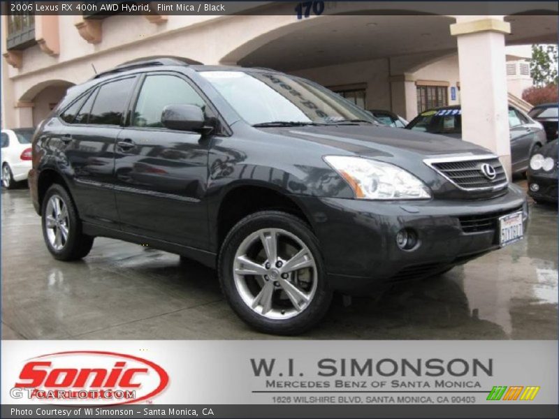 Flint Mica / Black 2006 Lexus RX 400h AWD Hybrid