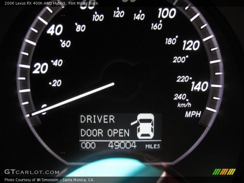 Flint Mica / Black 2006 Lexus RX 400h AWD Hybrid