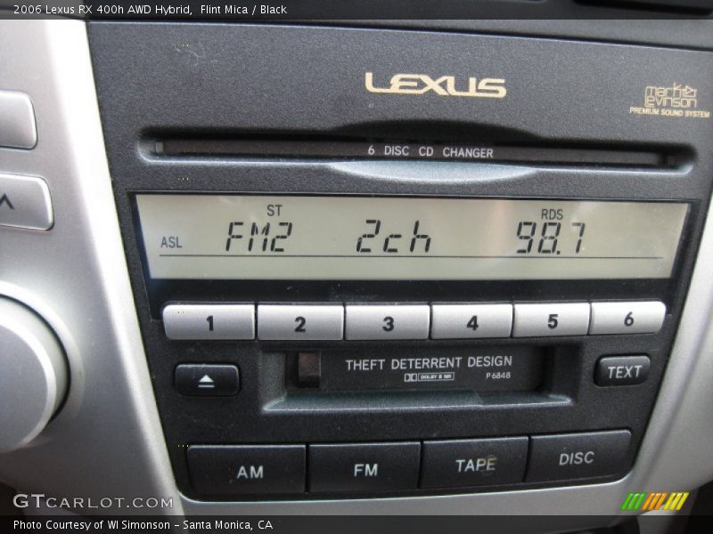 Flint Mica / Black 2006 Lexus RX 400h AWD Hybrid