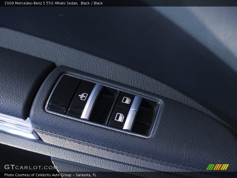 Black / Black 2009 Mercedes-Benz S 550 4Matic Sedan