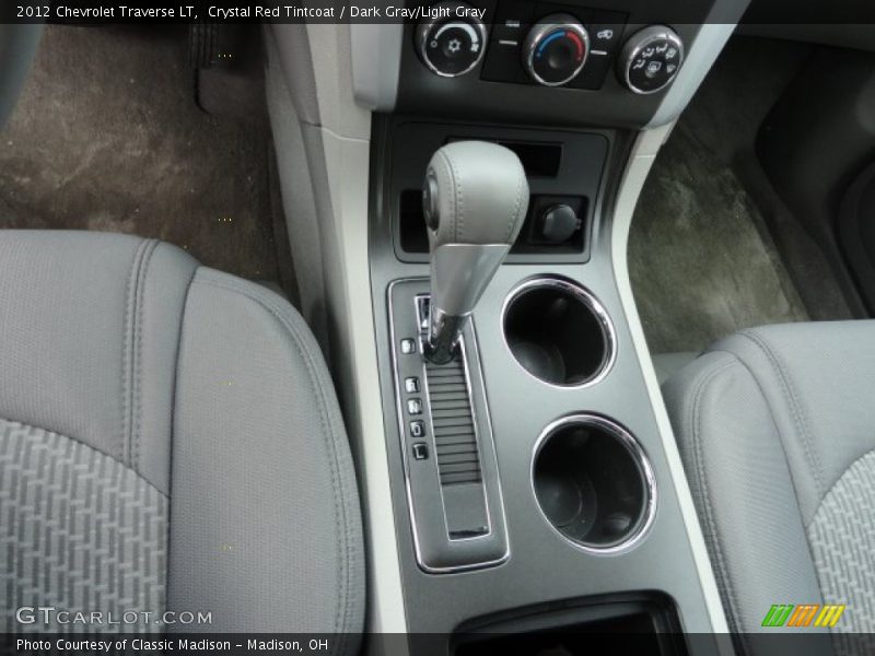 Crystal Red Tintcoat / Dark Gray/Light Gray 2012 Chevrolet Traverse LT