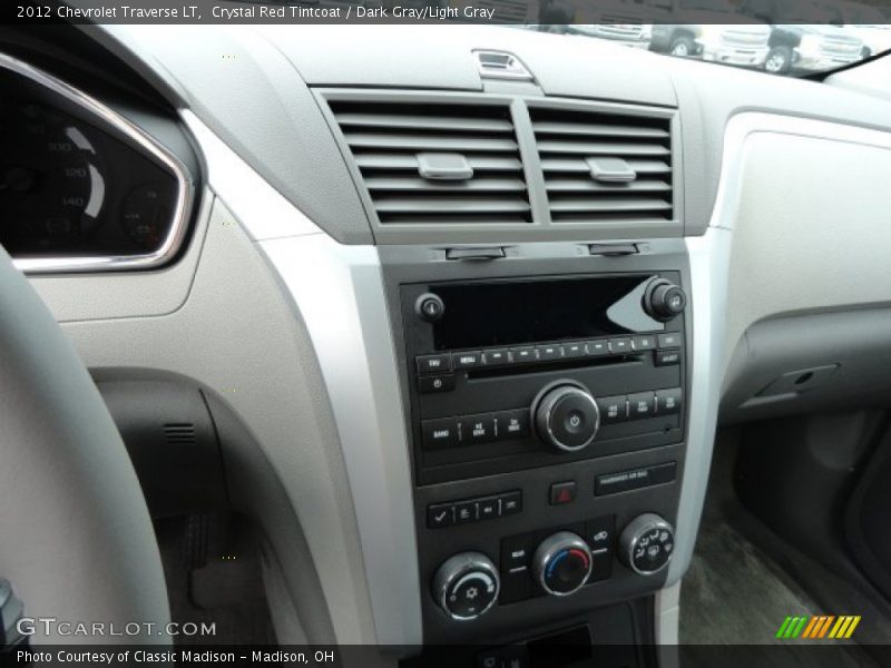 Crystal Red Tintcoat / Dark Gray/Light Gray 2012 Chevrolet Traverse LT