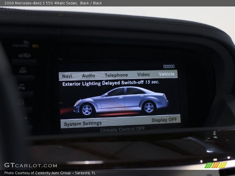 Black / Black 2009 Mercedes-Benz S 550 4Matic Sedan