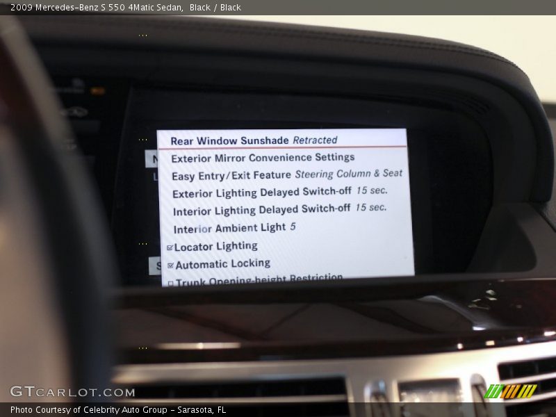 Black / Black 2009 Mercedes-Benz S 550 4Matic Sedan