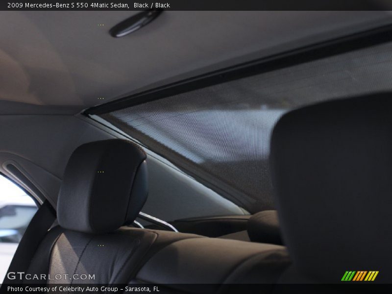 Black / Black 2009 Mercedes-Benz S 550 4Matic Sedan