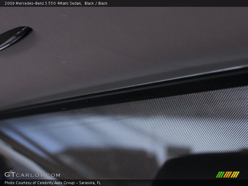 Black / Black 2009 Mercedes-Benz S 550 4Matic Sedan