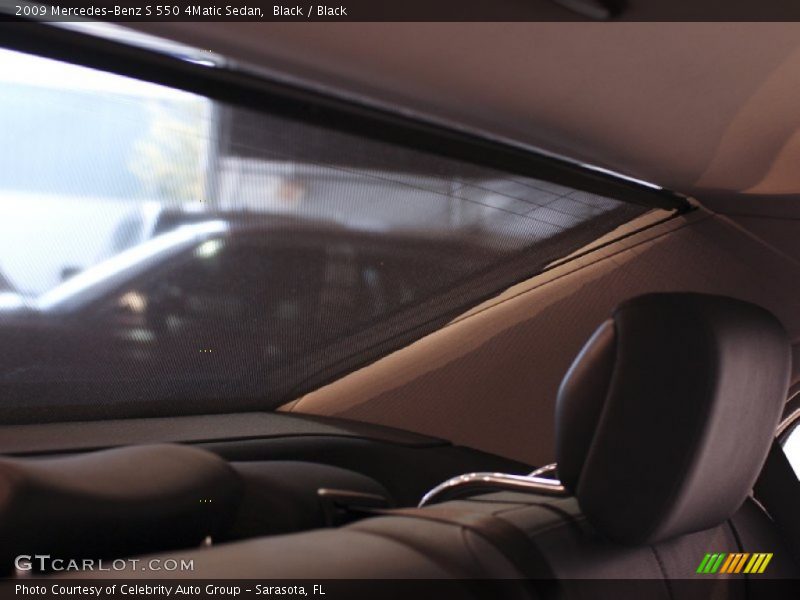 Black / Black 2009 Mercedes-Benz S 550 4Matic Sedan