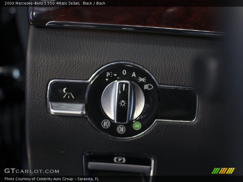 Black / Black 2009 Mercedes-Benz S 550 4Matic Sedan