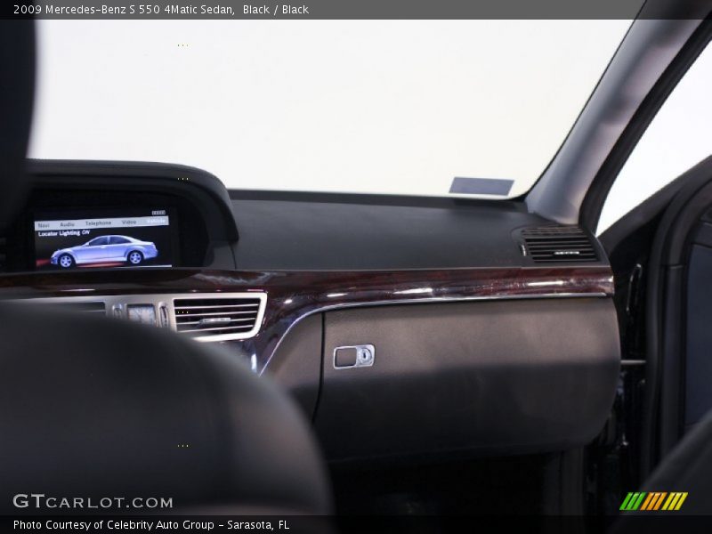 Black / Black 2009 Mercedes-Benz S 550 4Matic Sedan