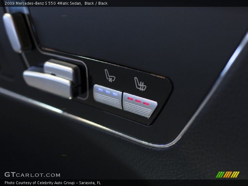 Black / Black 2009 Mercedes-Benz S 550 4Matic Sedan