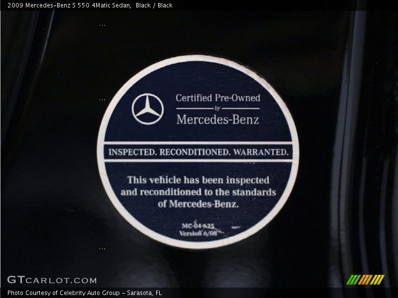 Black / Black 2009 Mercedes-Benz S 550 4Matic Sedan