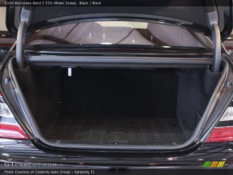 Black / Black 2009 Mercedes-Benz S 550 4Matic Sedan
