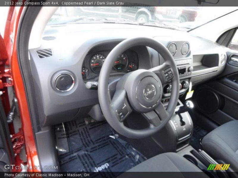 Copperhead Pearl / Dark Slate Gray 2012 Jeep Compass Sport 4x4