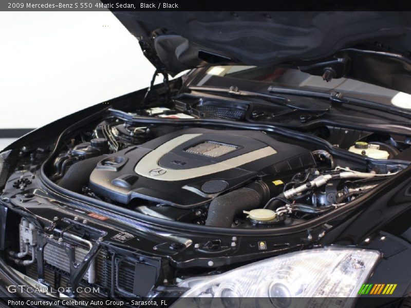 Black / Black 2009 Mercedes-Benz S 550 4Matic Sedan