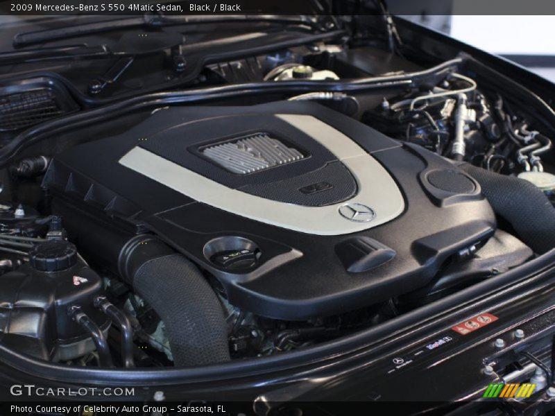 Black / Black 2009 Mercedes-Benz S 550 4Matic Sedan