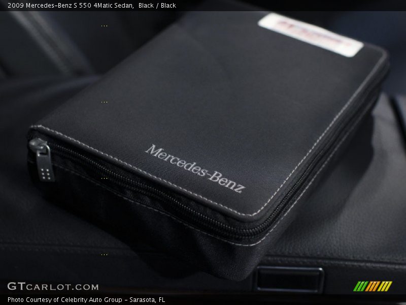 Black / Black 2009 Mercedes-Benz S 550 4Matic Sedan