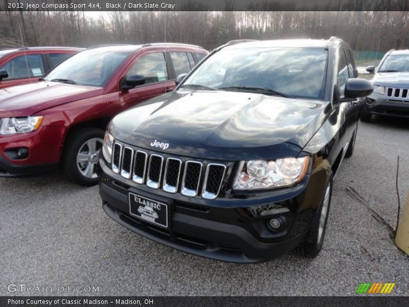 Black / Dark Slate Gray 2012 Jeep Compass Sport 4x4
