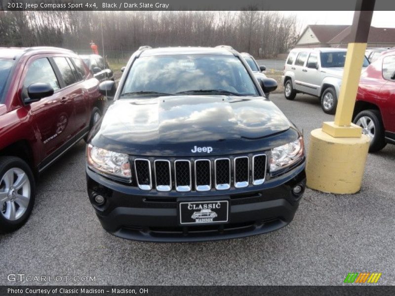 Black / Dark Slate Gray 2012 Jeep Compass Sport 4x4