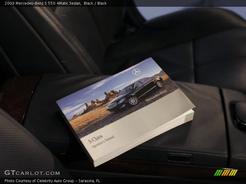 Black / Black 2009 Mercedes-Benz S 550 4Matic Sedan