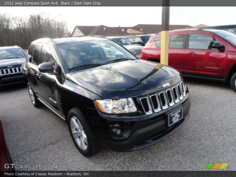 Black / Dark Slate Gray 2012 Jeep Compass Sport 4x4