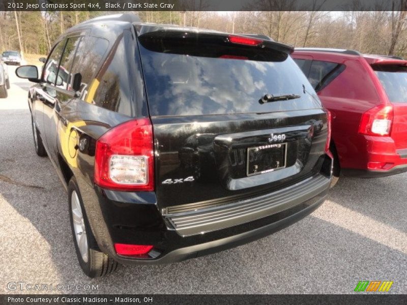 Black / Dark Slate Gray 2012 Jeep Compass Sport 4x4