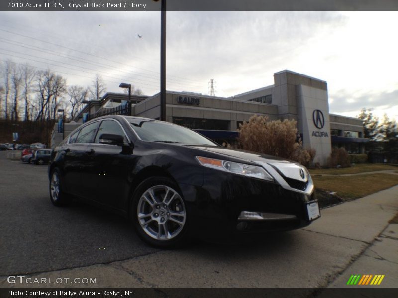 Crystal Black Pearl / Ebony 2010 Acura TL 3.5