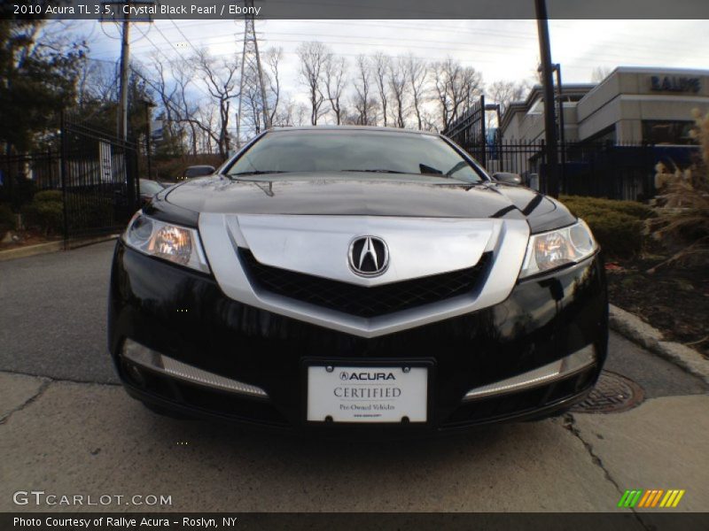 Crystal Black Pearl / Ebony 2010 Acura TL 3.5