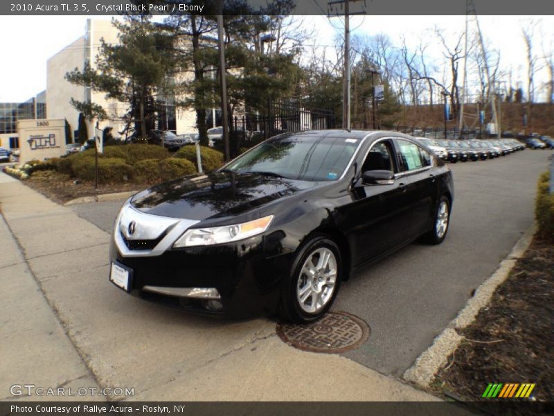 Crystal Black Pearl / Ebony 2010 Acura TL 3.5