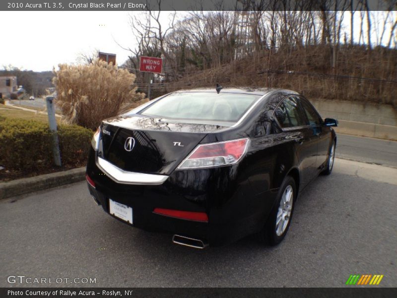 Crystal Black Pearl / Ebony 2010 Acura TL 3.5
