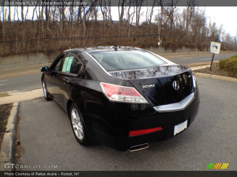 Crystal Black Pearl / Ebony 2010 Acura TL 3.5