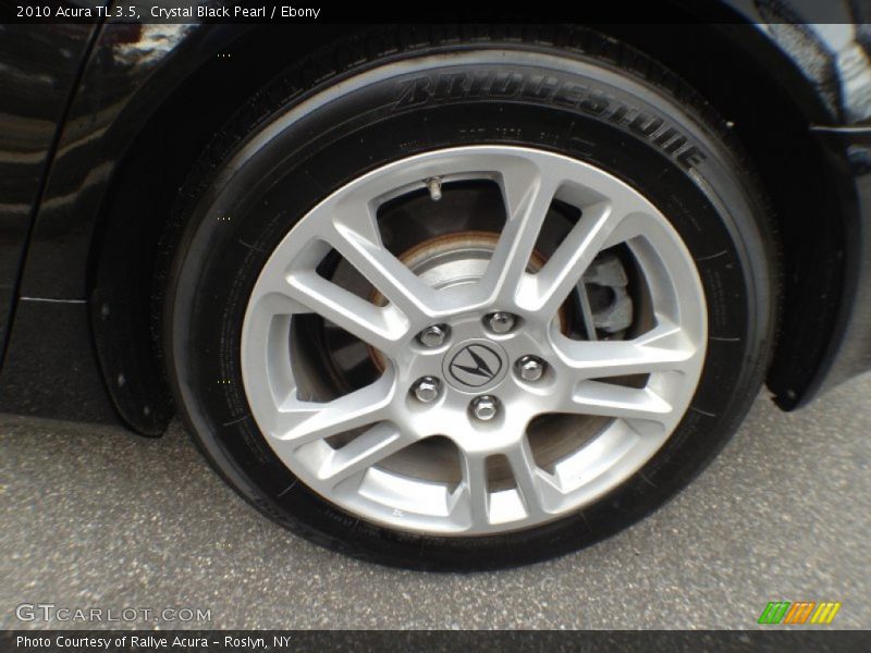 Crystal Black Pearl / Ebony 2010 Acura TL 3.5