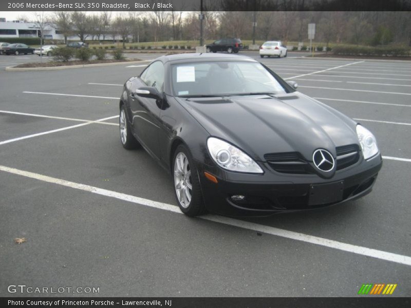 Black / Black 2006 Mercedes-Benz SLK 350 Roadster