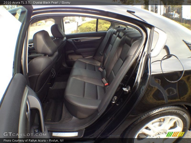 Crystal Black Pearl / Ebony 2010 Acura TL 3.5