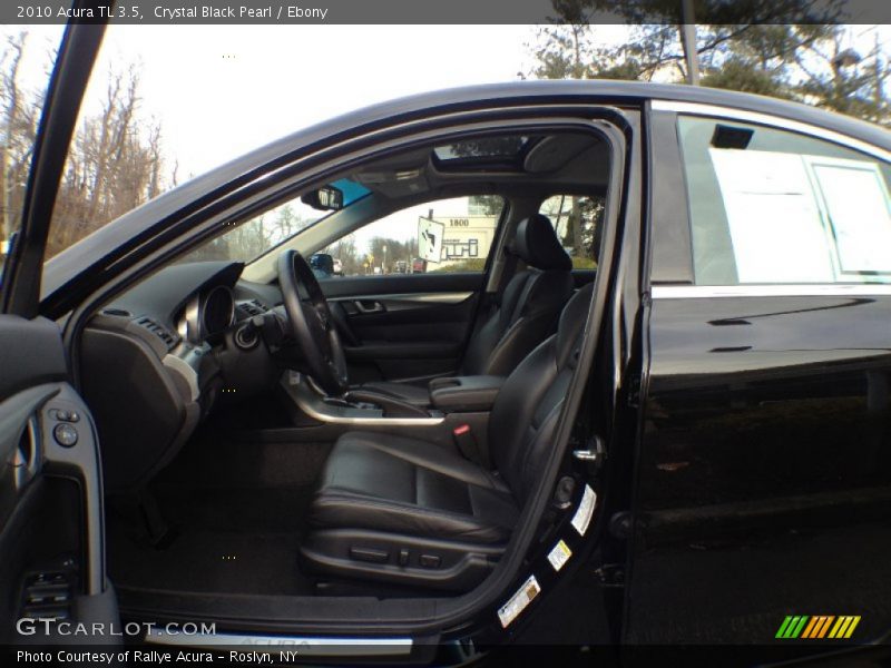 Crystal Black Pearl / Ebony 2010 Acura TL 3.5