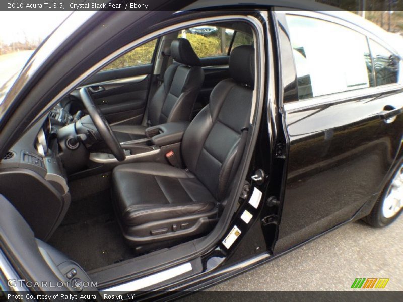 Crystal Black Pearl / Ebony 2010 Acura TL 3.5