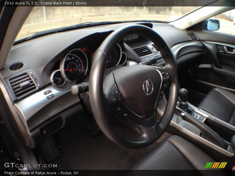 Crystal Black Pearl / Ebony 2010 Acura TL 3.5
