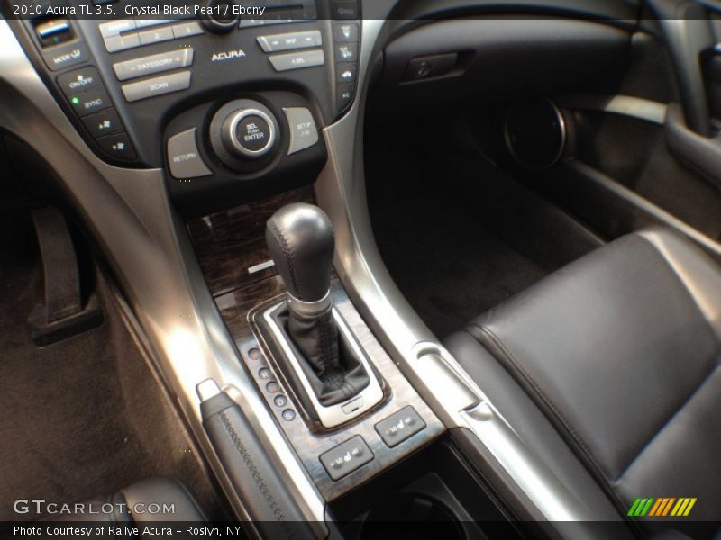 Crystal Black Pearl / Ebony 2010 Acura TL 3.5