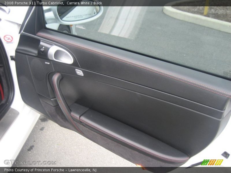 Carrara White / Black 2008 Porsche 911 Turbo Cabriolet