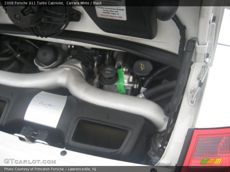 Carrara White / Black 2008 Porsche 911 Turbo Cabriolet
