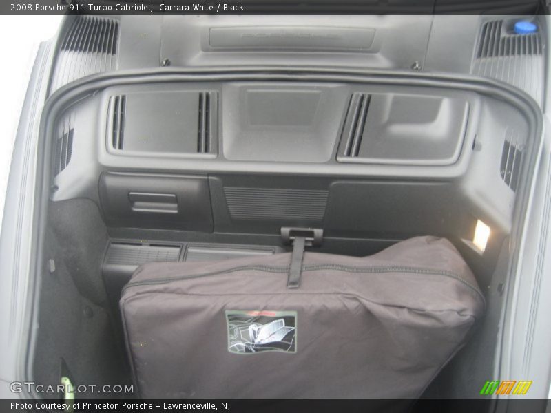Carrara White / Black 2008 Porsche 911 Turbo Cabriolet