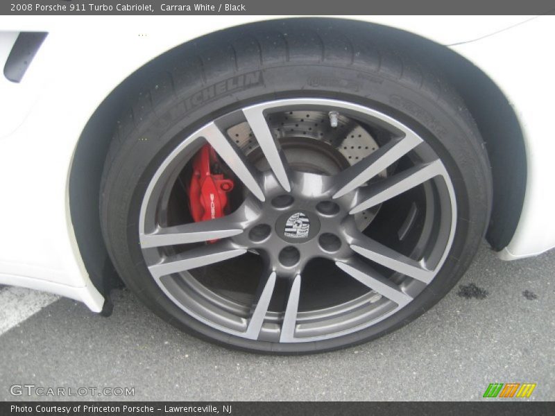 Carrara White / Black 2008 Porsche 911 Turbo Cabriolet