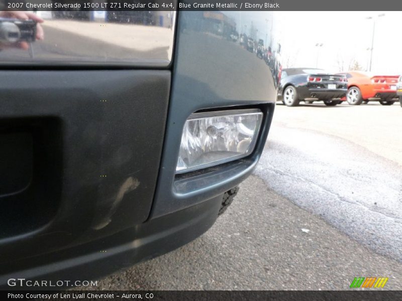 Blue Granite Metallic / Ebony Black 2007 Chevrolet Silverado 1500 LT Z71 Regular Cab 4x4