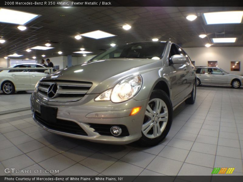 Pewter Metallic / Black 2008 Mercedes-Benz R 350 4Matic