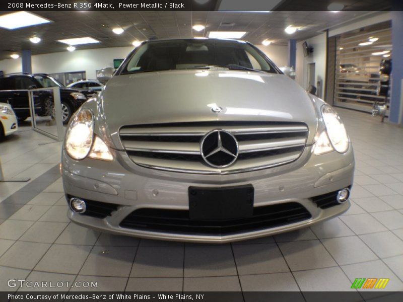 Pewter Metallic / Black 2008 Mercedes-Benz R 350 4Matic