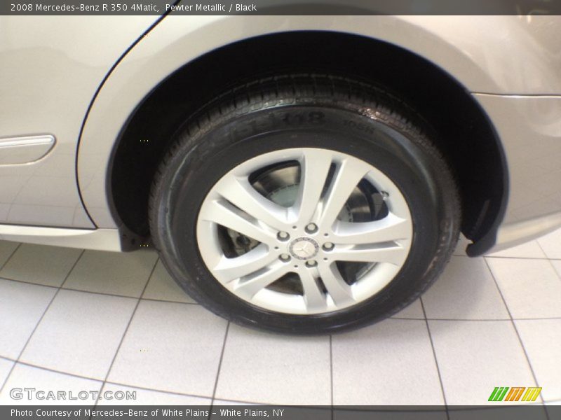 Pewter Metallic / Black 2008 Mercedes-Benz R 350 4Matic