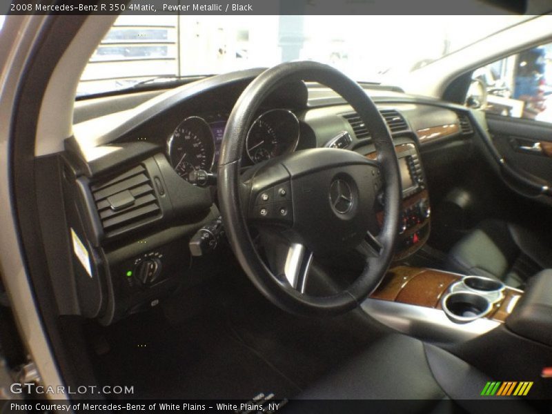 Pewter Metallic / Black 2008 Mercedes-Benz R 350 4Matic
