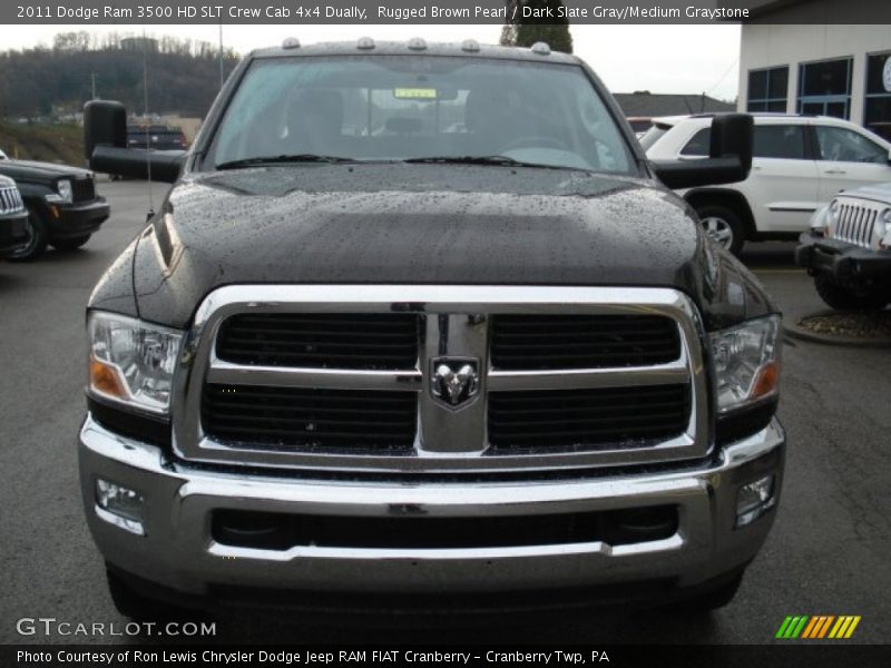 Rugged Brown Pearl / Dark Slate Gray/Medium Graystone 2011 Dodge Ram 3500 HD SLT Crew Cab 4x4 Dually