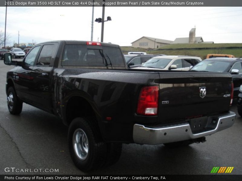 Rugged Brown Pearl / Dark Slate Gray/Medium Graystone 2011 Dodge Ram 3500 HD SLT Crew Cab 4x4 Dually